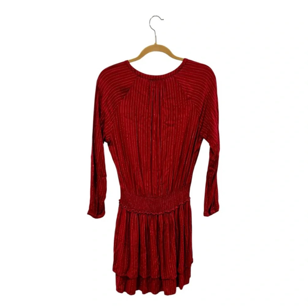Rails Jasmine Red Mini Smock Dress In Messina Str… - image 5
